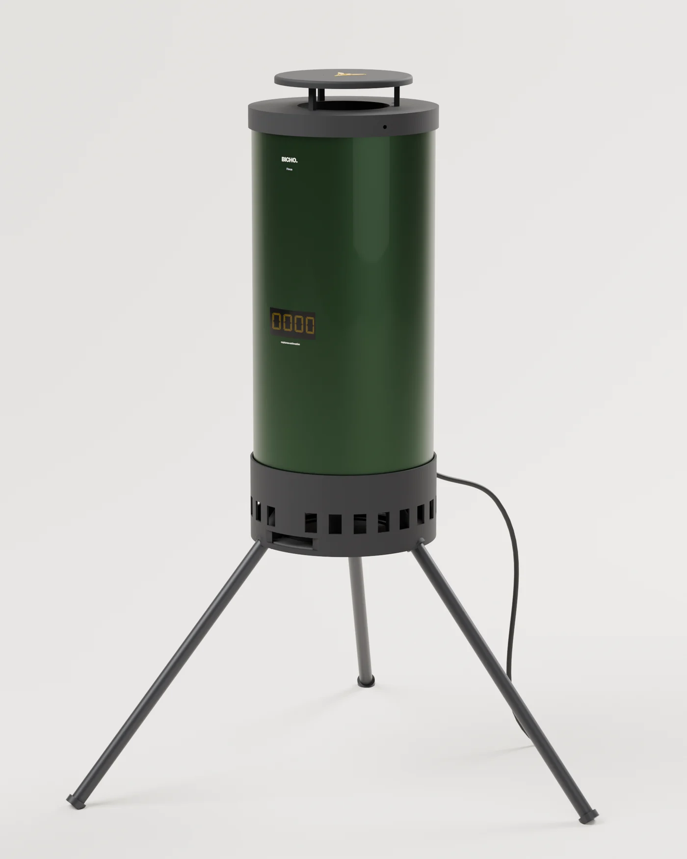 Bicho Finca, trampa de mosquitos de exterior, render del diseño