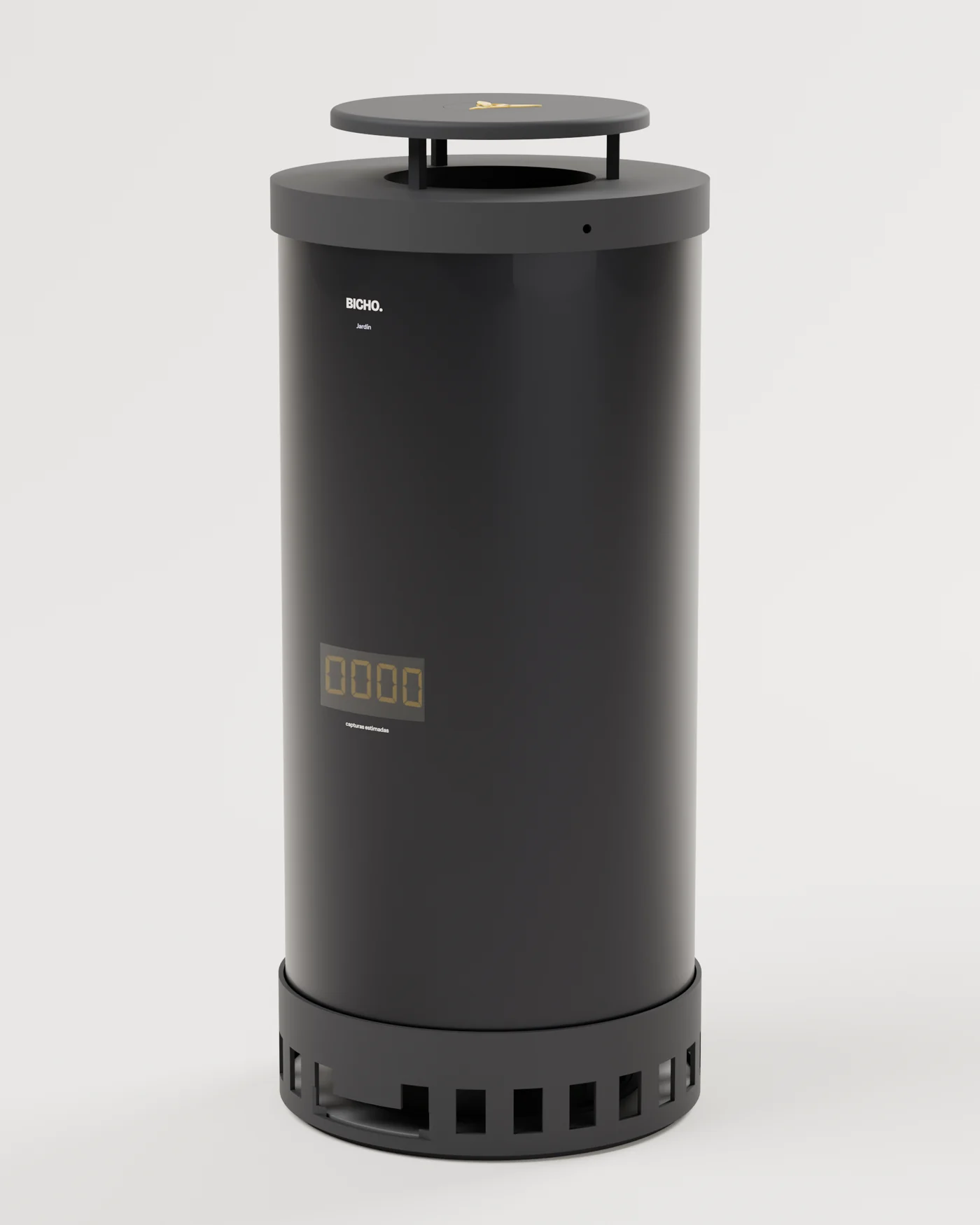 Bicho Jardín, trampa de mosquitos de exterior, render del diseño